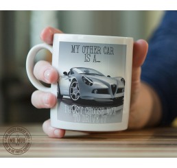 My other car is an Alpha Spyder - Printed Ceramic Mug