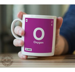 Scientific Mug featuring the Element and Symbol Oxygen - Printed Ceramic Mug