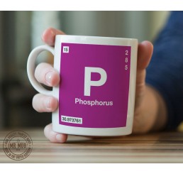 Scientific Mug featuring the Element and Symbol Phosphorus - Printed Ceramic Mug