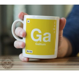 Scientific Mug featuring the Element and Symbol Gallium - Printed Ceramic Mug