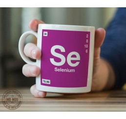Scientific Mug featuring the Element and Symbol Selenium - Printed Ceramic Mug