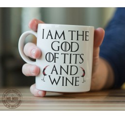Game of Thrones 'I am the God of Tits and Wine' - Printed Ceramic Mug